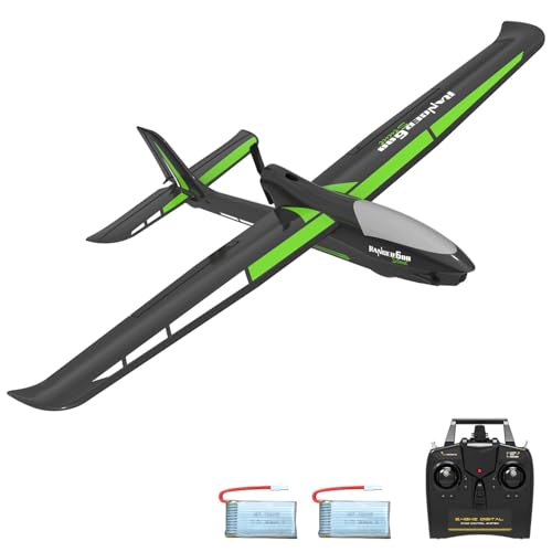 VOLANTEXRC RC Plane, 4CH Remote Control Glider Airplane RTF with 6-Axis Gyro, 3 Modes & Aerobatics Easy to Fly, 2.4GHz Radio Controlled Aircraft for Beginners, Boys & Adults, Ranger600 Stunt, Black
