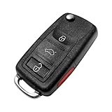 2 Keylessbest Replacement for 2002 2003 2004 2005 2006 Volkswagen Beetle Golf Jetta Passat Key Fob Remote Control 1J0-959-753-DC 4 Buttons 315MHz