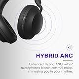 Raycon Everyday Headphones Pro with 60 Hours of Battery, 6 Microphones, Active Noise Cancellation, Awareness Mode, Multipoint Connectivity (Onyx Black)