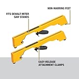 DEWALT Miter Saw Mounting Brackets, Compatible with DW723, DWX723, DWX724, and DWX725 Stands (DW7231)