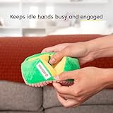 Plush Infinity Flipper Quiet Fidget Toy - 2-Pack Assorted Colors - Soft Sensory Stress Relief for Kids & Adults - Silent, Easy-to-Flip Design for Focus, Relaxation, and Anxiety Relief