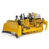 wheelfun 1:14 Hydraulic RC Bulldozer D11T Metal Remote Control Dozers Smoke Unit Light Sound System Motor Servo ESC Hobby Grade Model