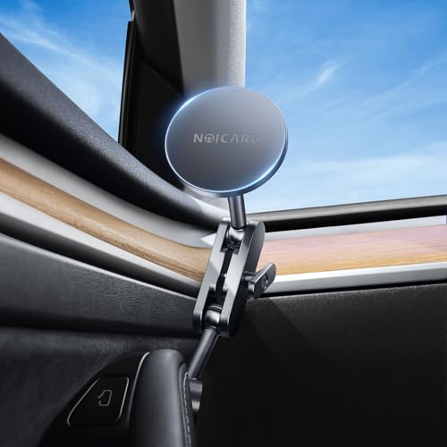 ESVNE for Tesla Phone Mount,for Mag-Safe Door-Install Phone Holder, Compatible with Model Y (2019-2024) & Model 3 (2017-2023), Magnetic Car Phone Mount for iPhone 16/15/14/13/12, Tesla Accessories