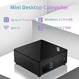 MSI Cubi 5 Professional Mini PC, 12th Gen Intel i5-1235U Processor (Beats Ryzen 7 5700U), 8GB RAM, 512GB SSD, Wi-Fi 6, Windows 11 Pro, Support 4K@60Hz Display, Multitasking at Work/Gaming