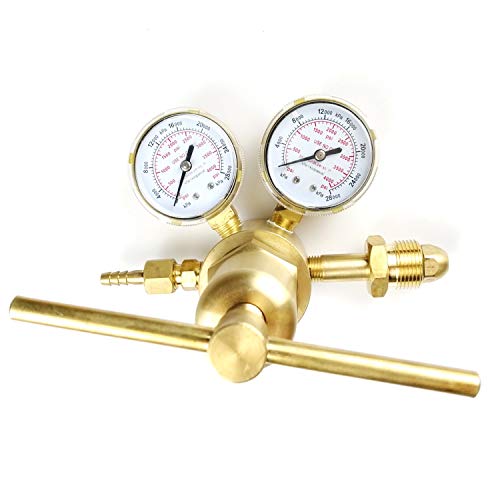 Nitrogen Regulator High Pressure Regulator Singel Stage Large Pressure Reducer (0-4000PSI)