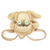 Kmiunty Cute Plush Backpack Cute Animal Backpack Rabbit Backpack Bags with Adjustable Straps (Khaki)