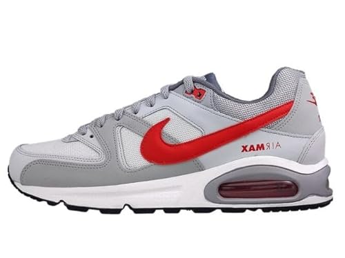 NIKE Air Max Command Men's Running Trainers Sneakers Shoes, White Pure Platinum Cool Grey University Red, 10.5