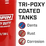 Chapin Made in the USA, 1244 2-Gallon Tri-Poxy Steel Tank Sprayer for Lawn, Home and Garden, Red