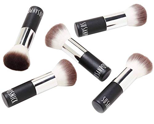 SUSAN POSNICK COSMETICS, BLENDER BRUSH – Vegan Natural Makeup Brushes For Use With COLORFLO Loose Mineral Makeup / Best Clean Makeup
