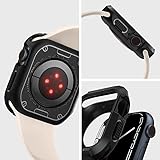 Spigen Rugged Armor Designed for Apple Watch Case Series 9/8/SE2/7/6/SE/5/4 45mm/44mm - Black