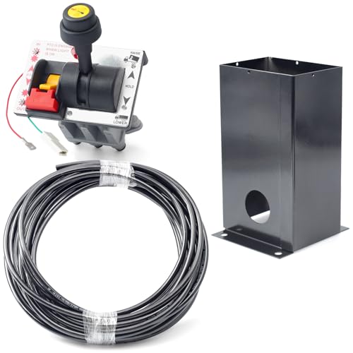 Dusledel PTO Switch Control Dual Valve Air Set with Kickout Replacement for Truck Tipper Dump Pump, with Console Tower 4 Gear