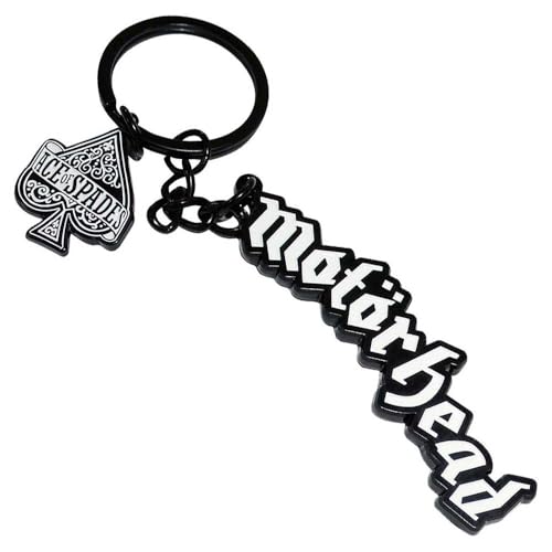 Rock Off officially licensed products Motorhead Band Logo Ace Of Spades Charm Keychain Size One Size