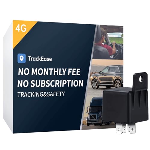 VITALGLOW 2 in 1 Remote Kill Switch & GPS Tracker for Vehicles No Monthly Fee, No Subscription, 4G SIM Card and Data Included, Trip History, GeoFence, Driving Alerts