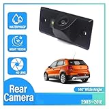 LFULNKD Reverse Camera Compatible with Vw Polo Classic Vivo Sedan 9N 9N3 2003~2015 2016 2017 2018 Car Rear View Camera CCD Night Vision(Camera)