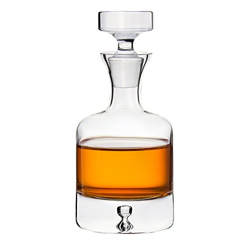 Ravenscroft Crystal | Elegant European-Made Hand-Blown Taylor Decanter with Stopper | 100% Lead-Free Crystalline | 35 FL Oz | Gift-Boxed