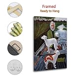 YUHANRY Goodfellas Old Man And Dog on Boat Poster Decorative Painting Canvas Wall Art Living Room Posters Bedroom Painting 16x24inch(40x60cm)