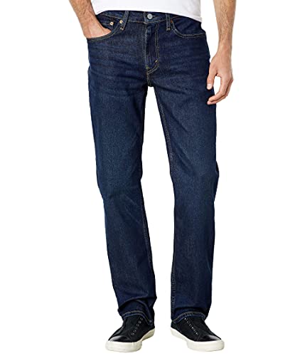 Levi's Men's 514 Straight Fit Cut Jeans (Also Available in Big & Tall), Clean Run-Dark Indigo (Advanced Stretch), 35W x 30L