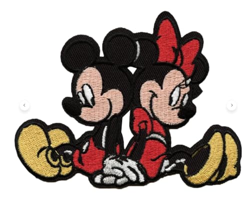 Springs Creative Disney Mickey Mouse Sitting 4x3.2 inches Fabric Applique Patch