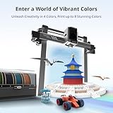 Anycubic Kobra 3 Combo Multi Color 3D Printer and ACE Pro, Smart Multicolor Printing Up to 4 Colors Max 600mm/s High Speed, Intelligent Filament Drying Nozzle Clog Detection, 250 * 250 * 260mm Size