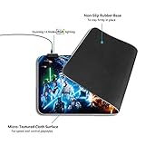 Anime Mouse pad,RGB Gaming Mouse Pad 14 Lighting Modes,Large LED Mousepad 31.5X15.7 X0.16IN Wiith Non-Slip Rubber Base, for Boys and Girls