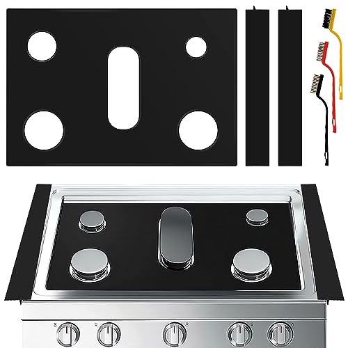 Stove Cover Gas Stove Top Burner Covers Protectors for Samsung Gas Range Stove Mat Protector Reusable,Oven Liners Mat,Non-Stick Washable Keep Stove Clean Stove Guard