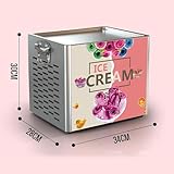 ZPRMMN Rolled Ice Cream Machine/Commercial Ice Cream Maker/Turkey Rollo Maquina De Helado Frito Fried Ice Cream Doll Machine