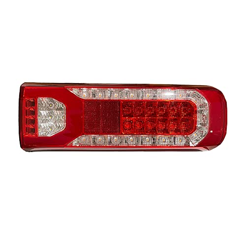 PNNNU LED Tail Light Brake Stop Fog Light Turn Signal Lamp for Mercedes Benz Actros MP4 MP5 Atego Actros,Left