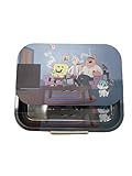 Metal Organizer Rolling Tray Cartoon Anime Design 10x6 Inches