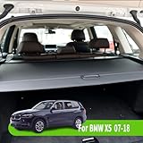 Liizoo Cargo Cover for BMW X5 E70 2007 2008 2009 2010 2011 2012 2013 2014 2015 2016 2017 2018 X5 Accessories Rear Trunk Cover Rear Trunk Security Cover Shielding Shade, Black