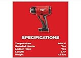 d For Milwaukee M18 Compact Heat Gun (Bare Tool) + TPT Premium cart