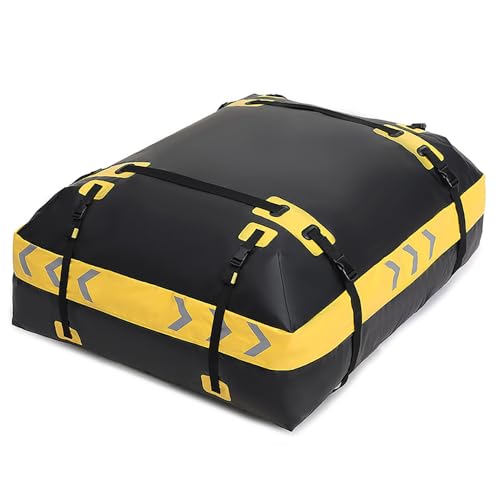 HAHADSM Car Roof Storage Bag for Nissan X-Trail X Trail T33 T32 T31 T30 / Qashqai J12 J11 J10 J11 J12 +2, High Capacity Car Top Travel Bag Reflective Strips Safety Design Roof Bag