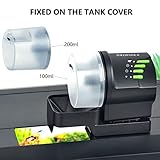 DXOPHIEX WiFi Fish Feeder Automatic Fish Feeder Automatic Dispenser Vacation Fish Feeder for Aquarium and Turtle Tank with Fish Feeding Ring