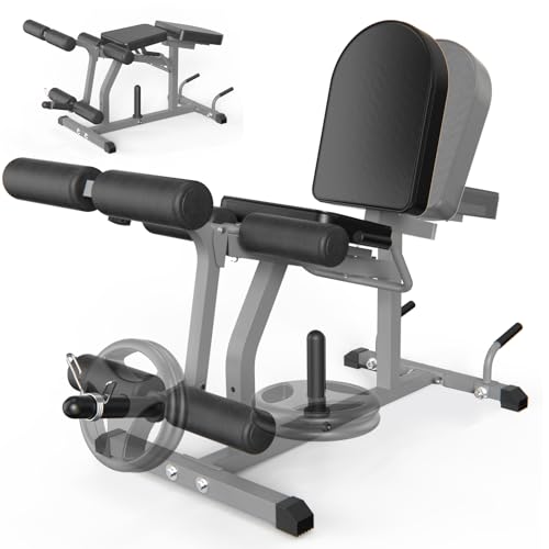 Z ZHICHI 2-in-1 Adjustable Leg Extension and Curl Machine, Easy Transition, Home Gym Leg Machine, Weight Capacity 660LBS