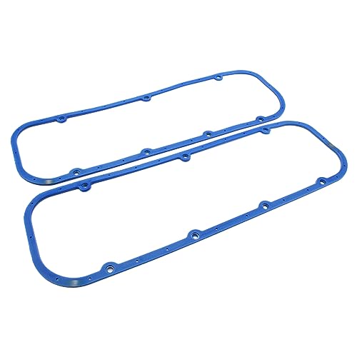 GSKMOTOR Blue Steel/Rubber Valve Cover Gasket Reusable for Chevy Engine BBC Big Block 396 427 454 502