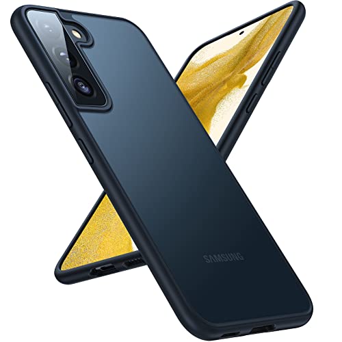 TORRAS Shockproof Galaxy S22 Plus Case, Military Grade Drop Tested, Translucent Matte, Slim Protective, 5G Guardian, Black