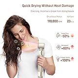 5 in 1 Hair Air Styler - Rotating Hair Dryer Brush 110000 RPM for Fast Drying & Hot-Air Automatic Wrap Curlers for Curling, Frizz-Free Blow Dryer Brush for Straightening Volumizing No Heat Damage