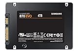 Samsung 870 EVO 4TB, V-NAND, 2.5" . 7mm, SATA III 6GB/s, R/W(Max) 560MB/s/530MB/s, 98K/88K IOPS, 2,400TBW, 5 Years