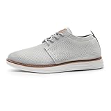 Bruno Marc Men's CoolFlex Breeze Mesh Sneakers Oxfords Lace-Up Lightweight Casual Walking Shoes,Size 12,01 Grey,Grand