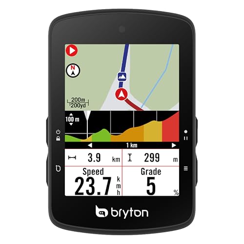 Bryton Rider S510 2.8 Inch Color LCD Touchscreen GPS Bike/Cycling Computer, Offline USA Map, Compatible with Bike Radar, 30hrs Long Battery Life, Navigation with Turn-by Turn Follow Track Waterproof