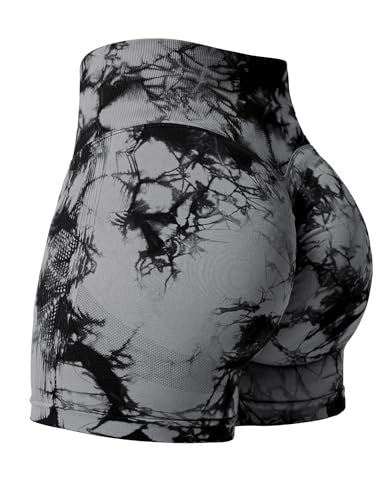 YEOREO Professional Women Workout Shorts 3.6" Scrunch Shorts Seamless High Waisted Contour Gym Yoga Biker Shorts