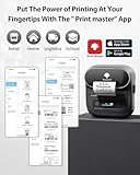 Phomemo M220 Label Maker,Thermal Label Printer,Upgrade Bluetooth Sticker Maker Machine, Multiple Template Font for Home,Office,Business,Organization,Inkless Printer Compatible with Phone &Laptop