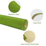 Artificial Model Grass Mat Trains Grass Green 40x200cm or 15.7‘’ x 78'' for Decoration Craft Scenery Model DIY CP2138 (Grass Green)