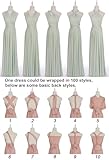 Edaydress Convertible Wrap Maxi Dress Multi Way Party Infinity Dresses to Wear to a Wedding Bridesmaid Dress