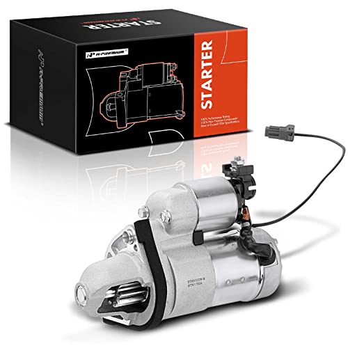 A-Premium Starter Motor Compatible with Nissan 370Z 09-19, INFINITI Q50 14-19, G25 11-12, QX50 14 16-17, Q60 14-19, G37 08-13, QX70 14-17, Q70 FX37 Q40 EX37 M37 Q60, 2.5L 3.0L 3.7L, 12V 1.4KW 10T CW