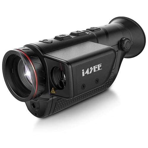 i4SEE M35-640 LRF Thermal Monocular, 35mm Focal Lens 640x480(50Hz) Thermal Imaging Monocular Night Vision for Hunting, Handheld Infrared Thermal Scopes
