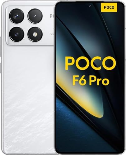 Xiaomi Poco F6 Pro 5G (for Tmobile Mint Tello & Global) (1024Gb + 16Gb) Global Version Unlocked 6.67 120Hz 50Mp Triple Camera White)