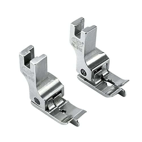 Blooy - NR-31S NL-31S Right/Left Stitch in Ditch Guide Presser Foot for Industrial Lockstitch Sewing Machine Pack Waist