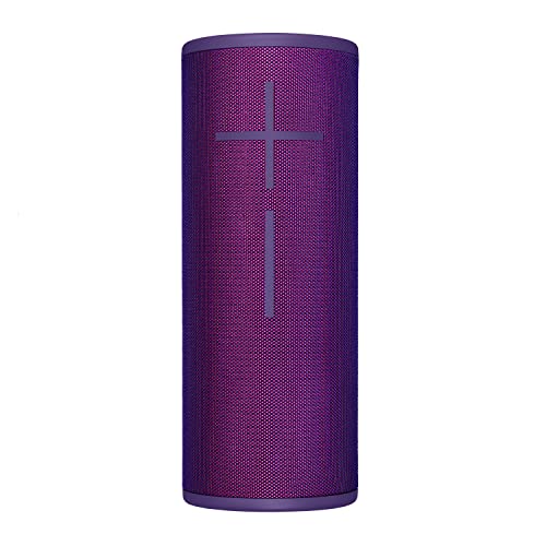 Ultimate Ears Logitech MEGABOOM 3 Portable Wireless Bluetooth Speaker (Powerful Sound + Thundering Bass, Bluetooth, Magic Button, Waterproof, Battery 20 Hours) - Ultraviolet Purple