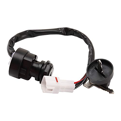 Replace 4BD-82510-00-00 SUKECA Ignition Key Switch fits for Yamaha YFM400 Kodiak 400 1993-1998 ATV YFM400 Kodiak 400 4WD 1999-2001 ATV YFM400 Big Bear 400 2000