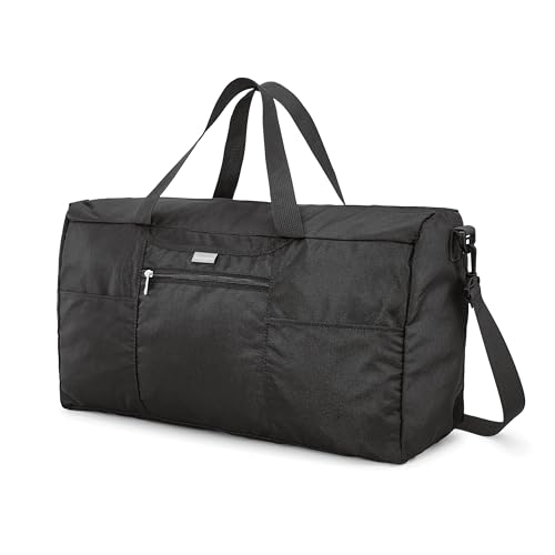 Samsonite Foldaway Packable Duffel Bag, Black, Medium